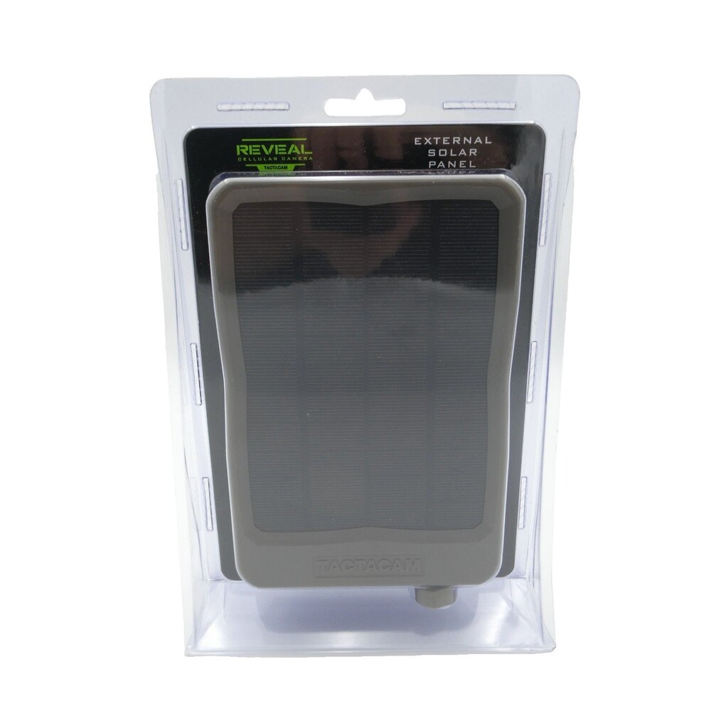 Tactacam Reveal External Solar Panel - Power Your Reveal Trail Camera with Solar